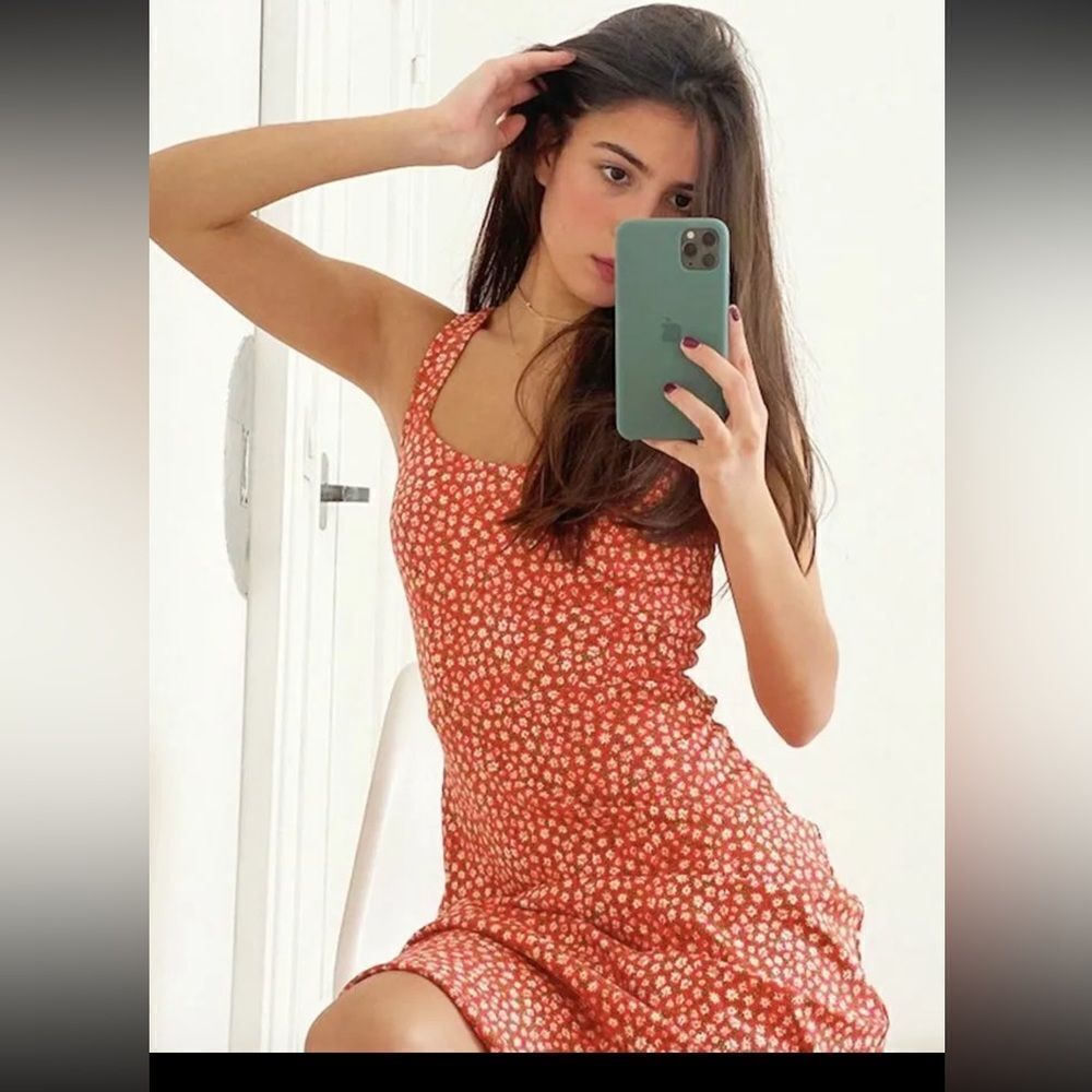 FREE PEOPLE Lorelai Printed Midi Dress